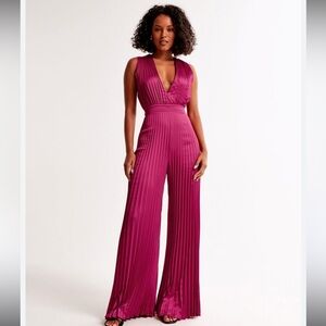 NWT navy Abercrombie jumpsuit